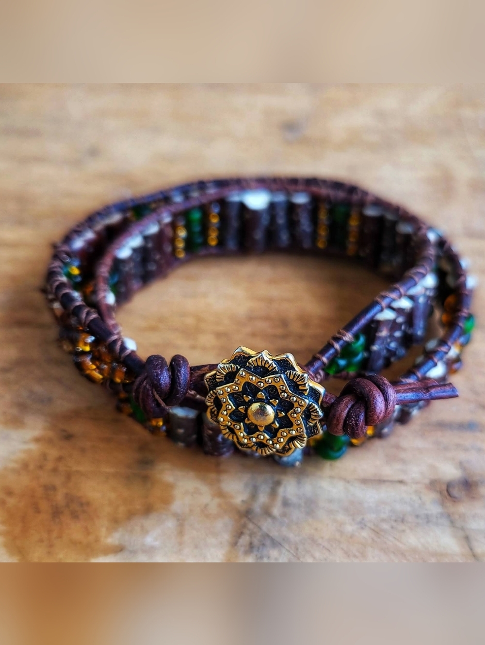 Boho Birch Magic Leather Wrap